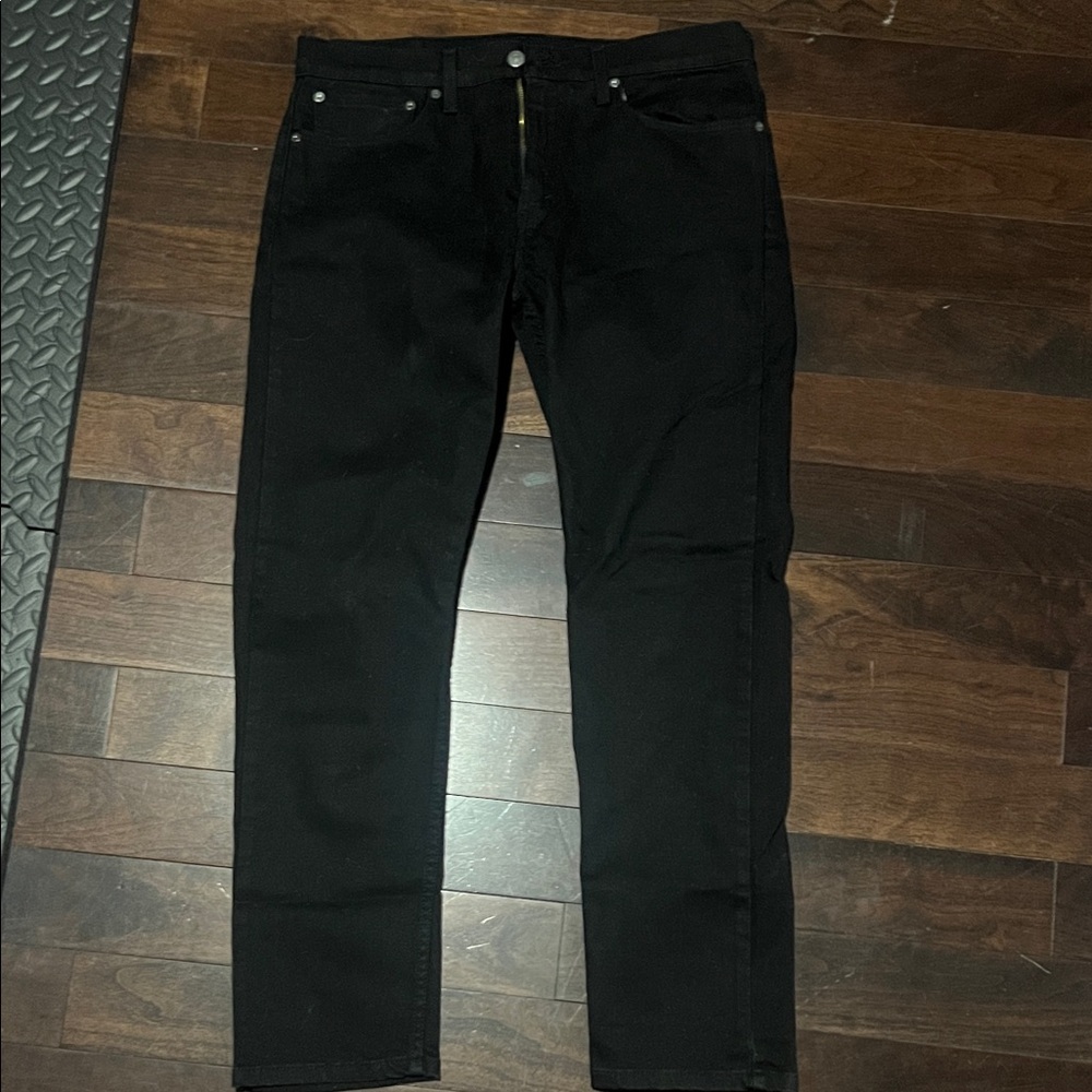Levi’s 501 Jeans Men’s 34x32 Black – Water<Less Straight Leg (Worn Twice)